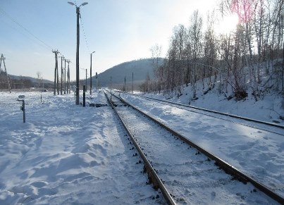Фото ЖД переезда
