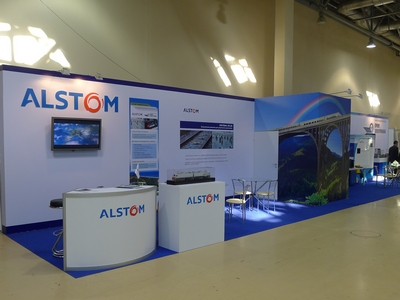 Совместный стенд с Alstom