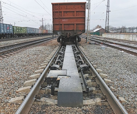 KTS AZS Automatic Rolling Stock Chocking System