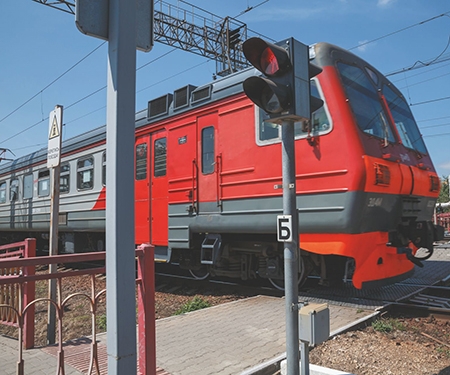 Pedestrian Level-Crossing on Railway