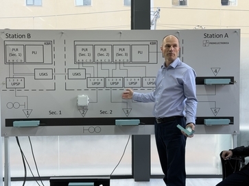 Training courses for students to operate ESSO-M lab set